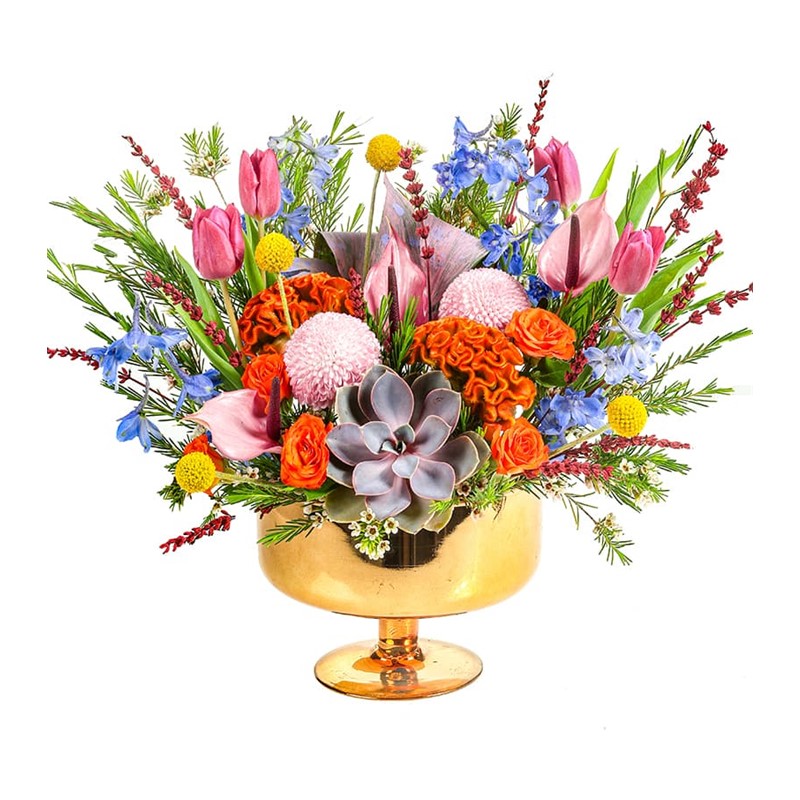 Luxury Flowers In Gold Taze Çiçek — free download