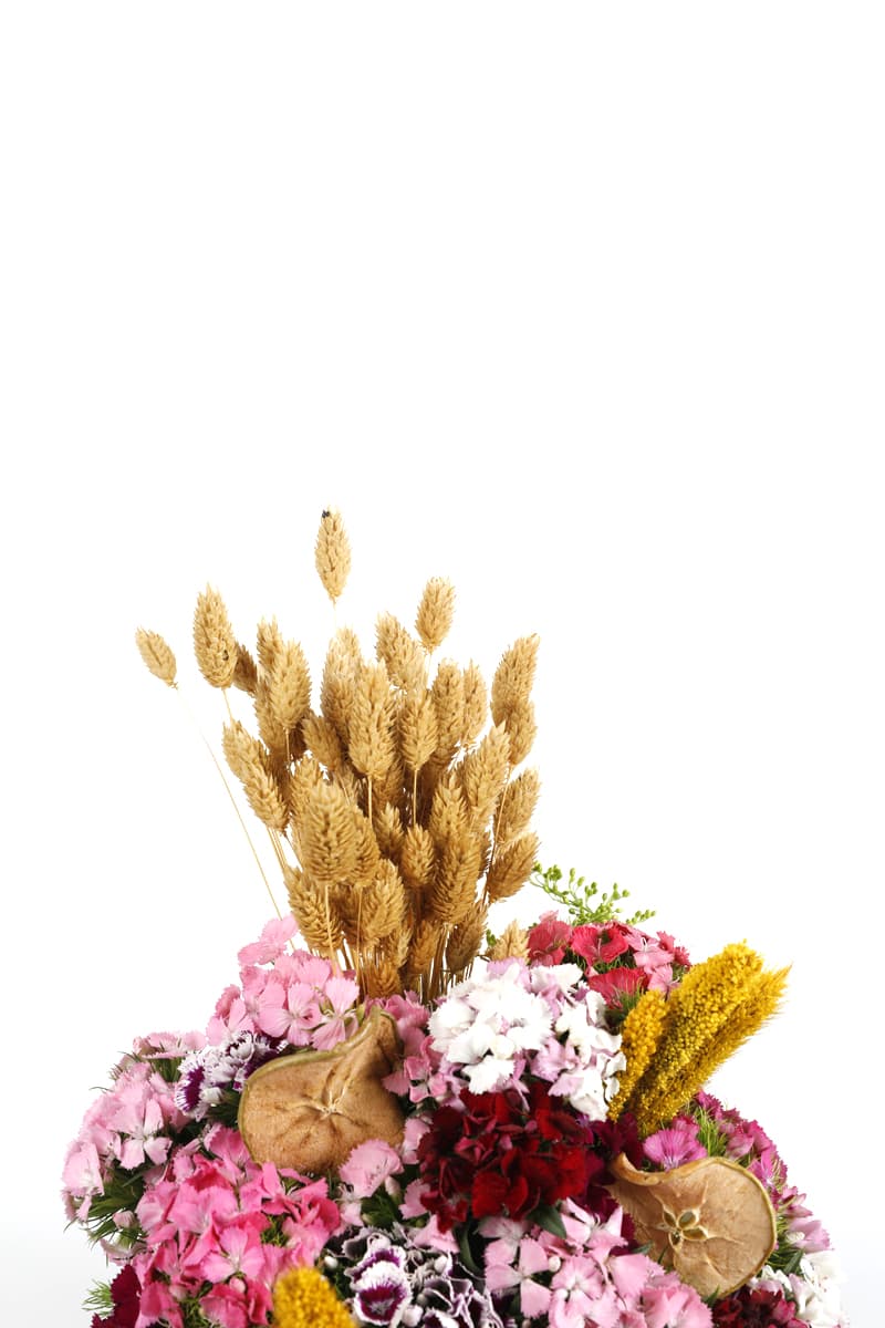 Seramikte Mix Kır Çiçekleri