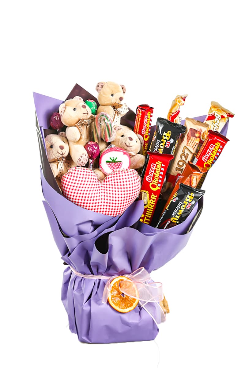 Teddy Bear And Chocolate Package