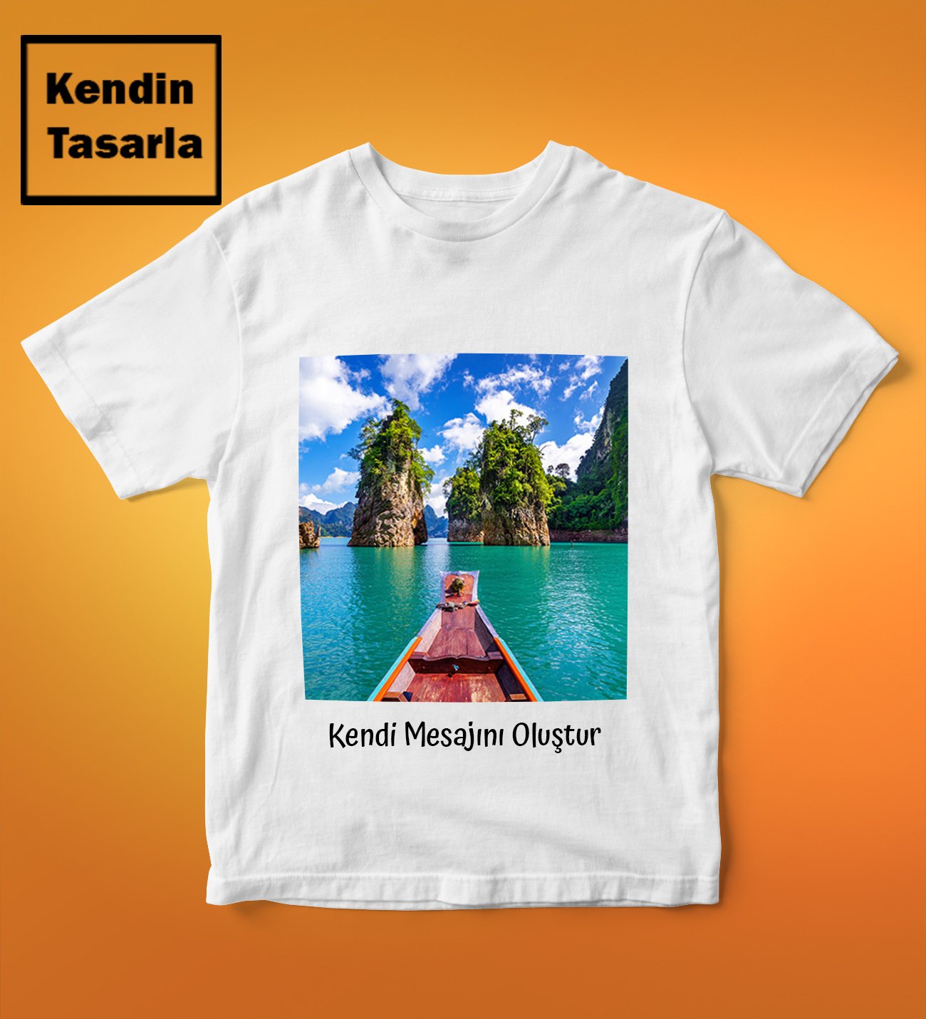 Kendin Tasarla Fotoğraflı Tişört