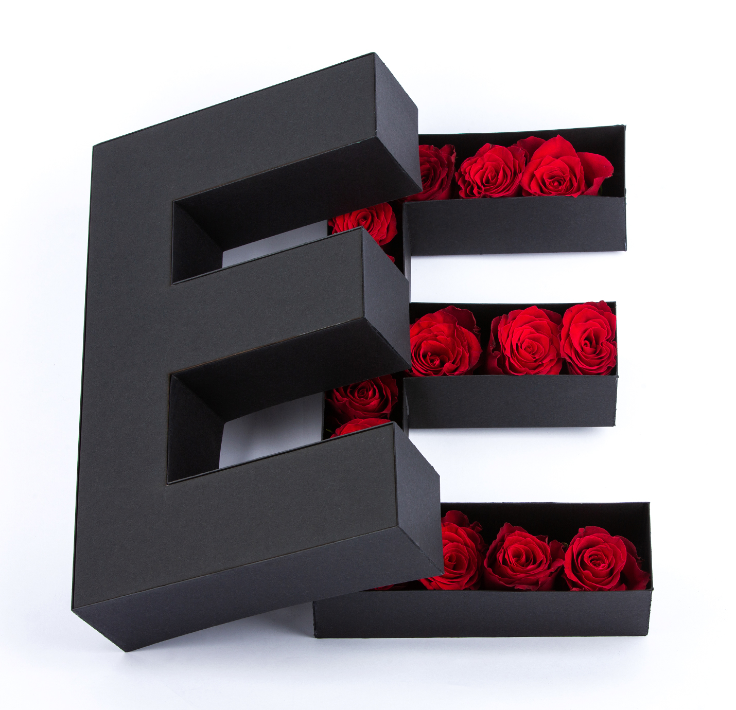 Customize Letter with Red Roses