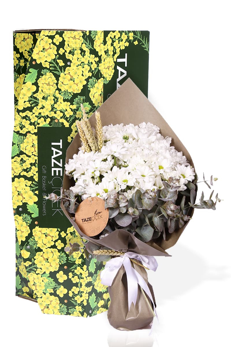 Bouquet of Daisies in The Box