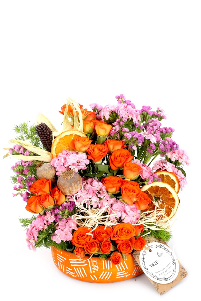 Orange Life Scent Çiçek Arajmanı