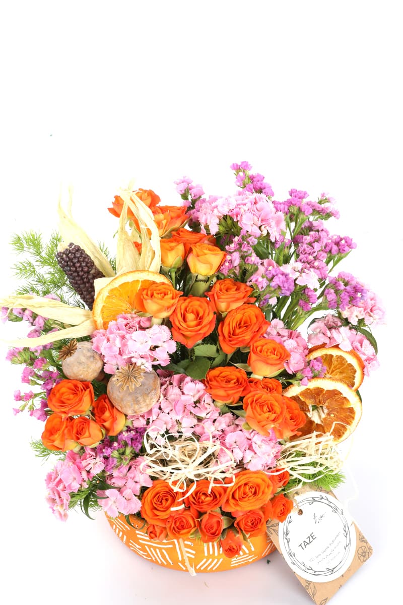 Orange Life Scent Çiçek Arajmanı