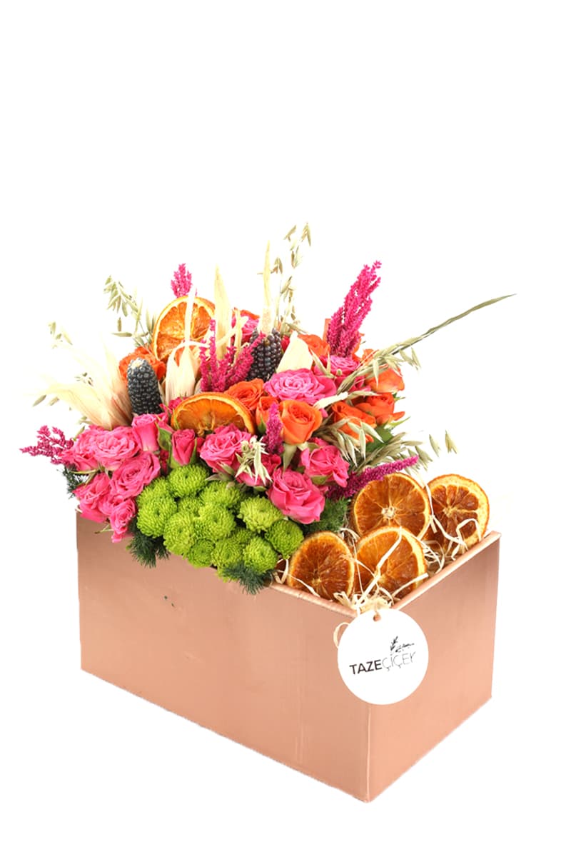 Flowers Box & Mixed Square