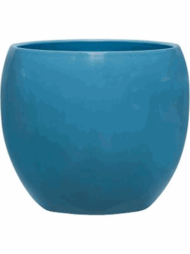 Feliz Globe Cannes Pastel Mavi Seramik Saksı