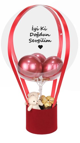 Kişiye Özel Hediye Balon Kutusu