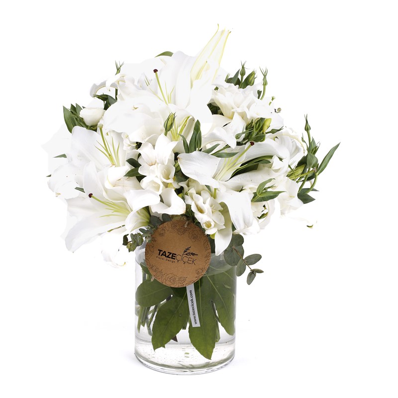 Lilies Dream Vazoda Çiçek I Taze Çiçek