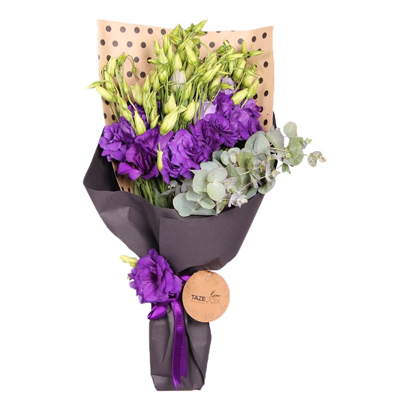 Love Feelings Mor Lisyantuslar Taze Çiçek