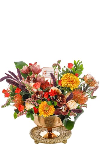 Luxurious Arrangement in Autumn Colors