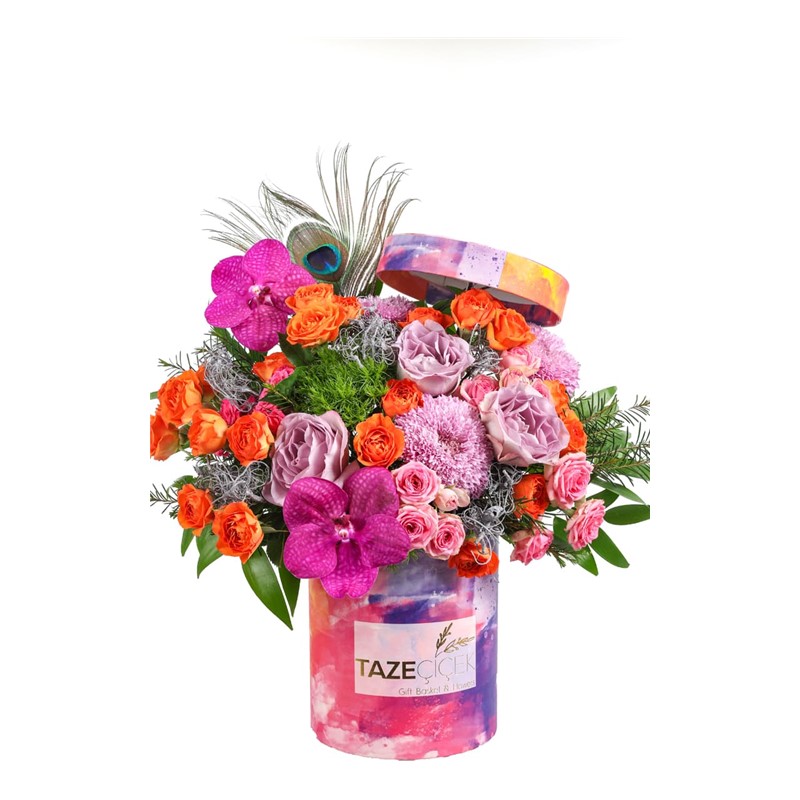 Mixed Color Box | Taze Çiçek