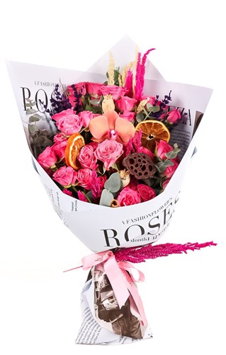 Pink Roses Bouquet