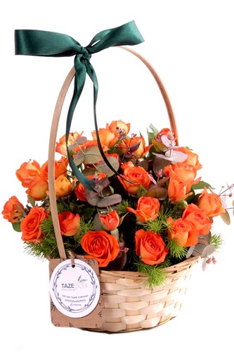 Summer Time Roses Basket