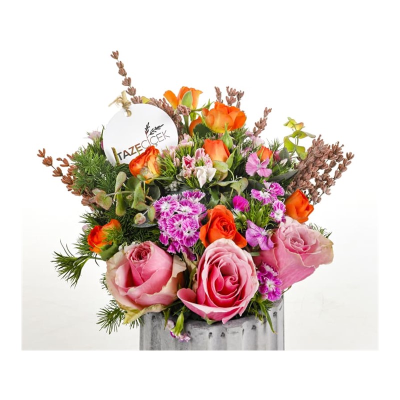 Mixed Press Seasonal Flowers