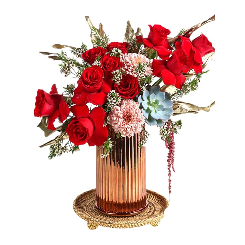 Salmon Red Roses