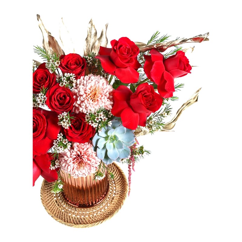 Salmon Red Roses