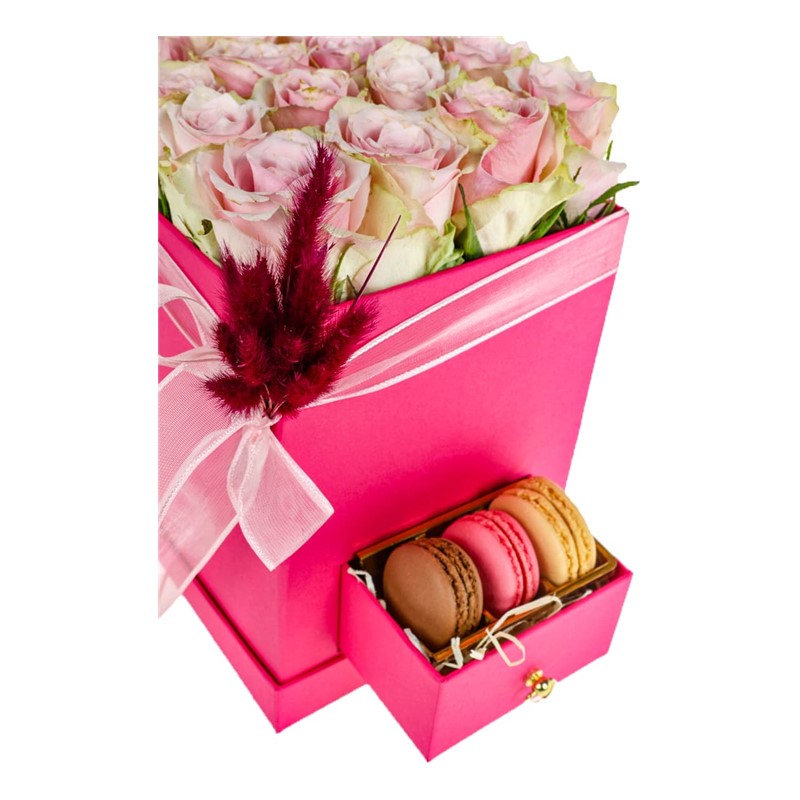 Pink Rose İn Makaron