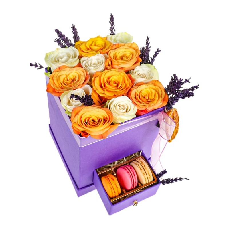 Orange Or White Box Makaron