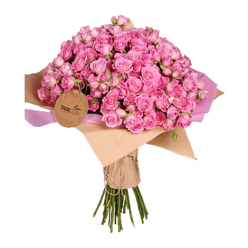Stylish Pink Gül Buketi