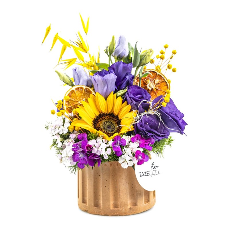 Purple Love Sun Arrangement