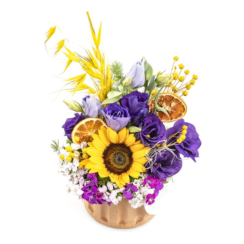 Purple Love Sun Arrangement