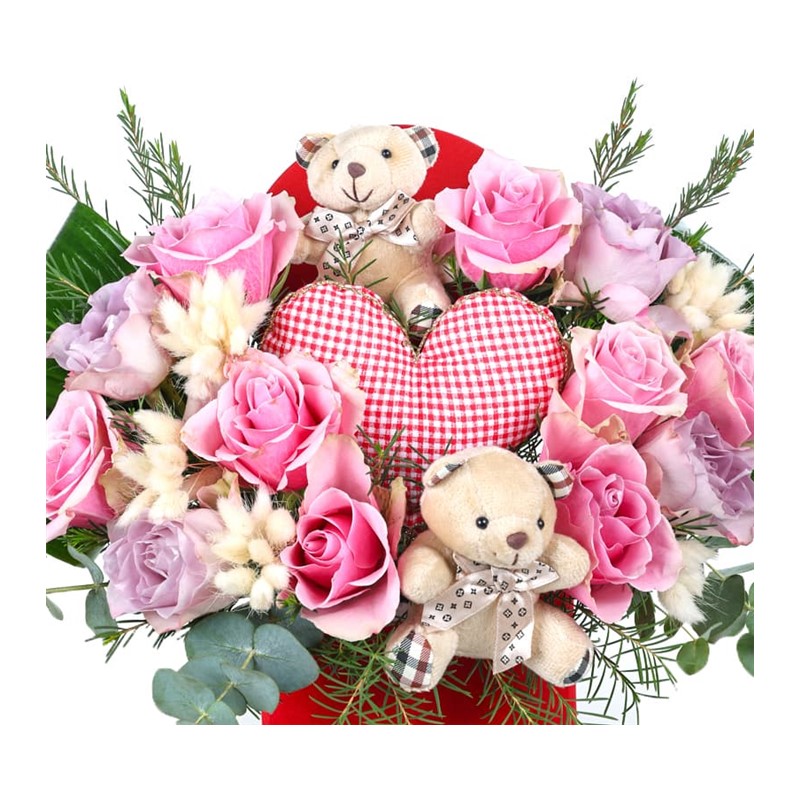 Red Velvet Heart Box