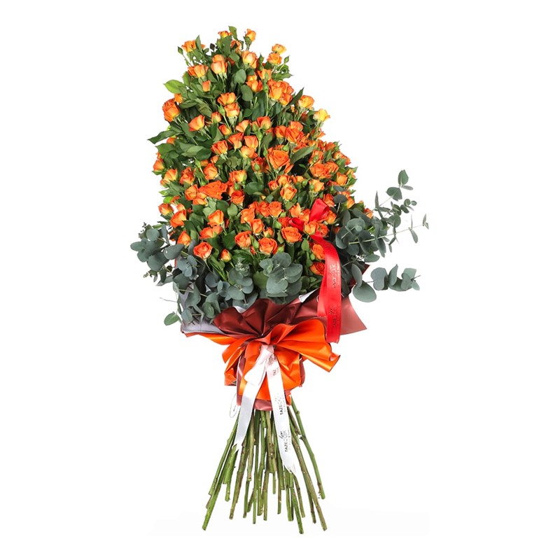 Orange Dreams Çardak Gül Buketi 100 cm