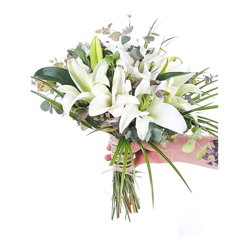 White Bridal Bouquet