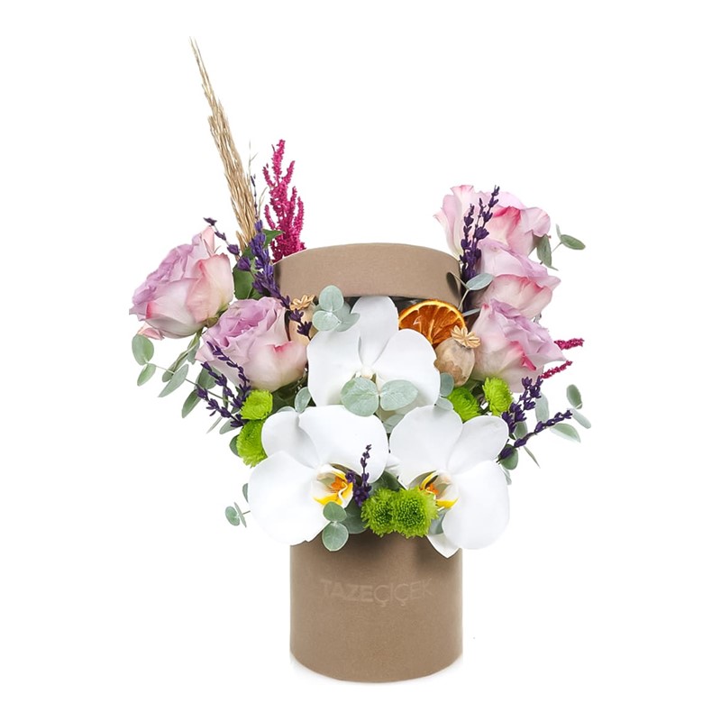 Flourish White Blooms Kutuda Aranjman