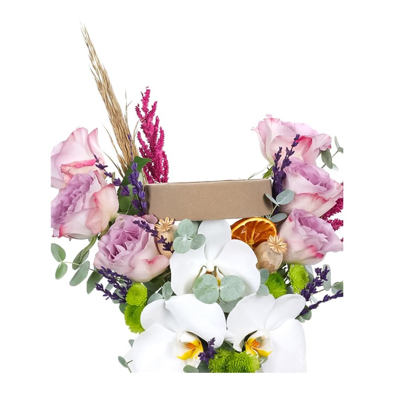 Flourish White Blooms Kutuda Aranjman