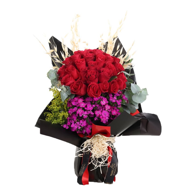 Heartfelt Gift Kırmızı Gül Buketi