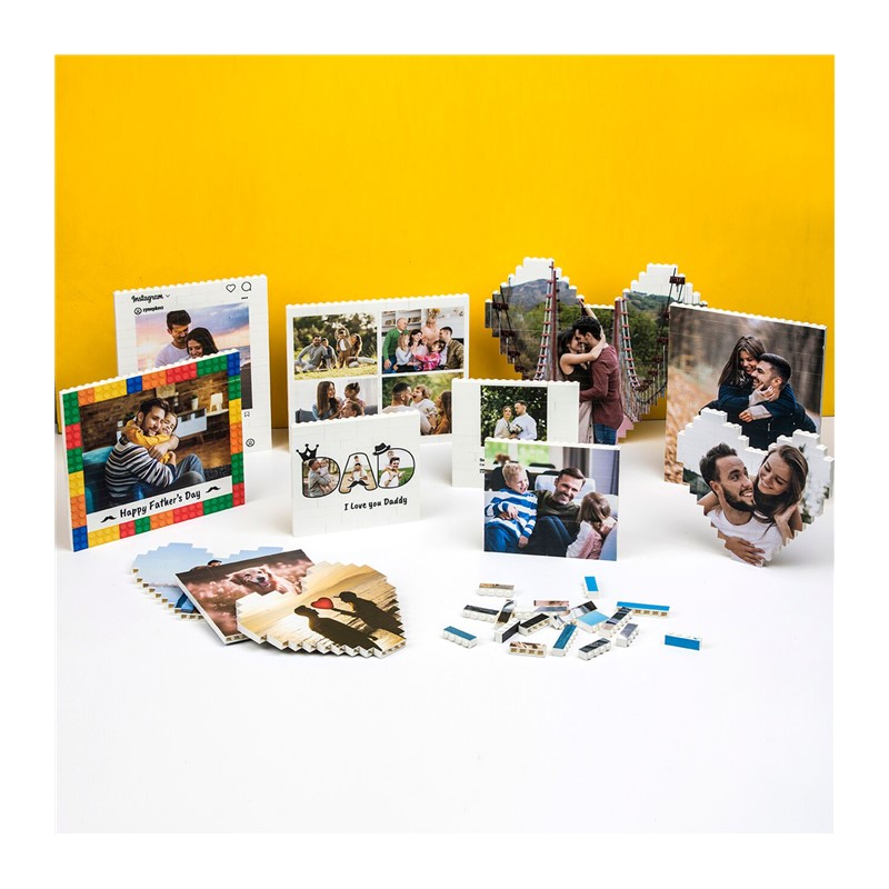 Kişiye Özel Fotoğraflı Lego Blok Puzzle