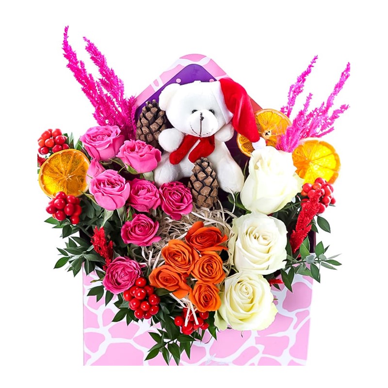 Colorful Rose Box