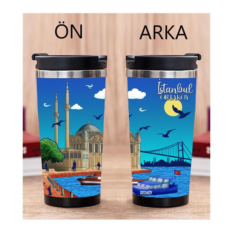 Ortaköy Tasarımlı Fotoğraflı Termos