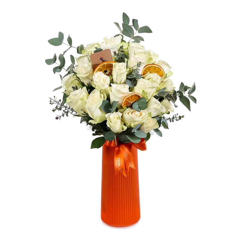 Pure Classicbomb 25 Beyaz Gül