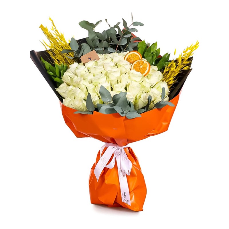 Souls Dreams 51 Beyaz Gül Buketi