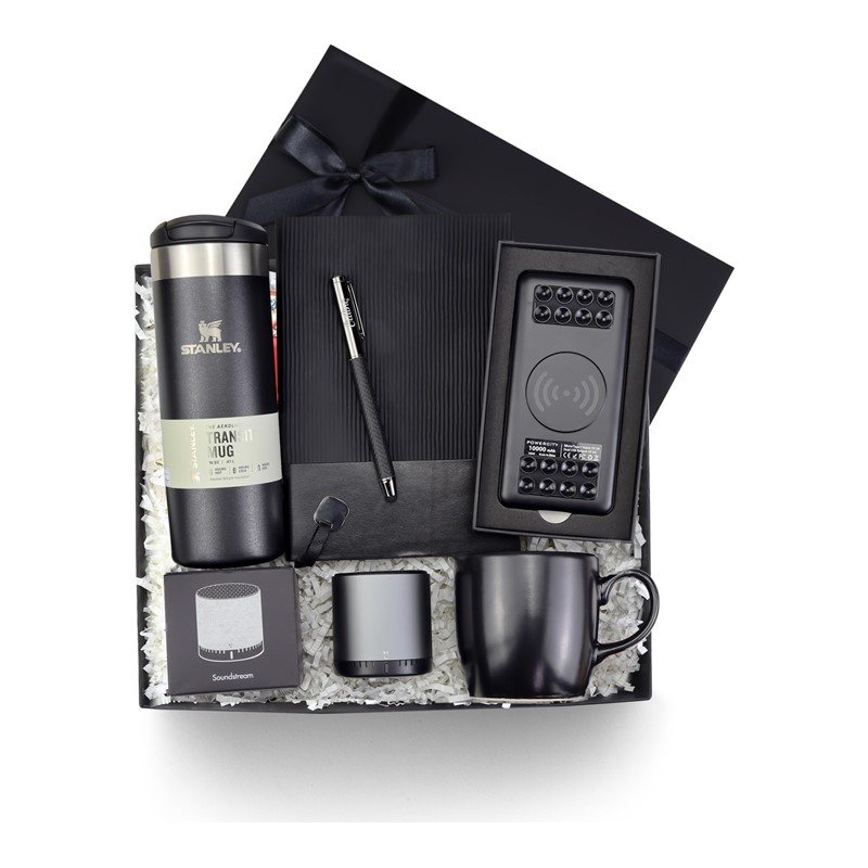 Stanley Termos & Defter & Kalem & Powerbank & Hoparlör & Kupa Hediye Seti