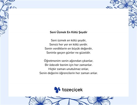 seni üzmek en kötü şeydir