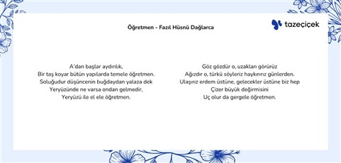 öğretmen-fazıl hüsnü dağlarca