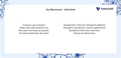köy öğretmenleri-cahit külebi