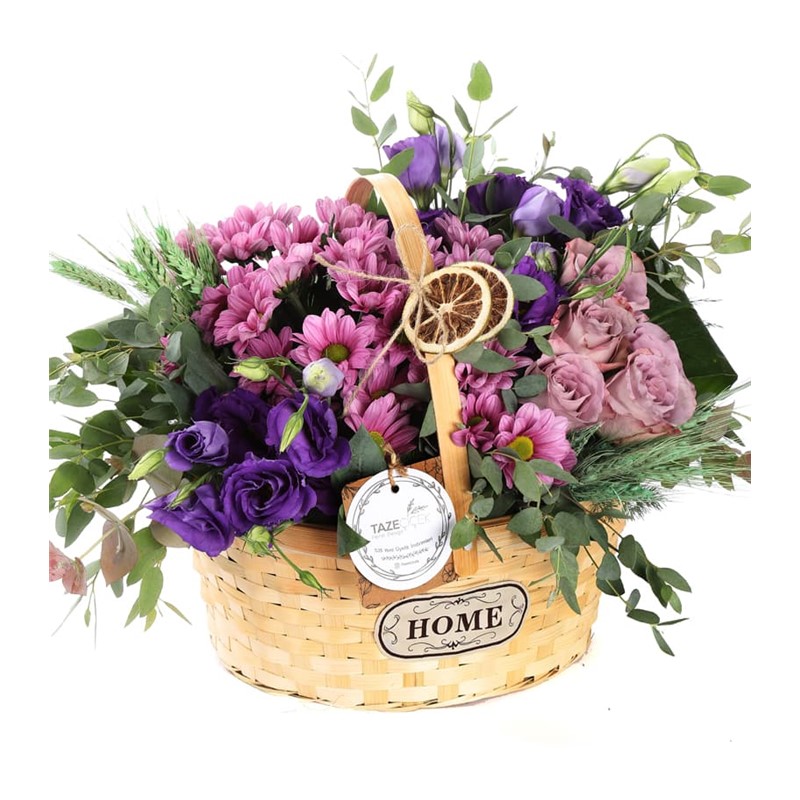 Wildflowers in Home Basket