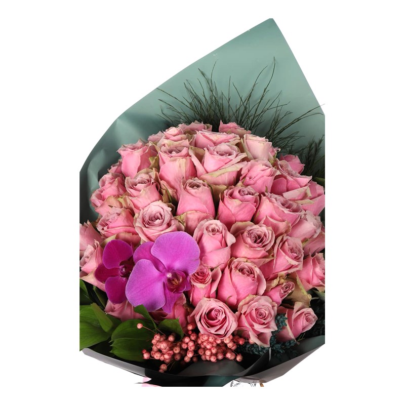 Ultimate Elegance 71 Pembe Gül Buketi