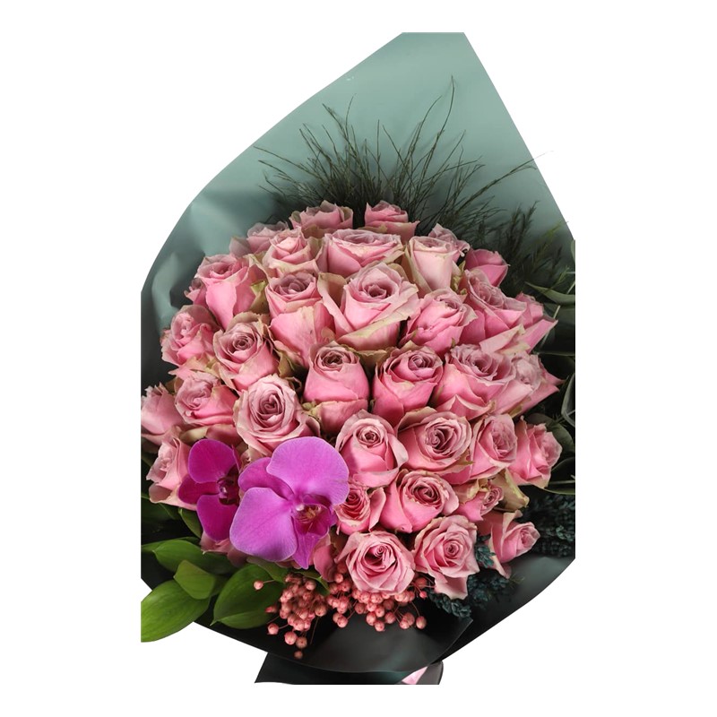 Ultimate Elegance 71 Pembe Gül Buketi