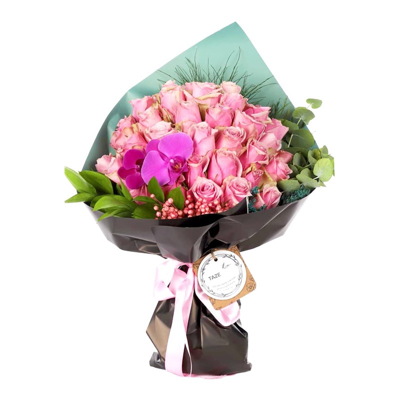 Ultimate Elegance 71 Pembe Gül Buketi