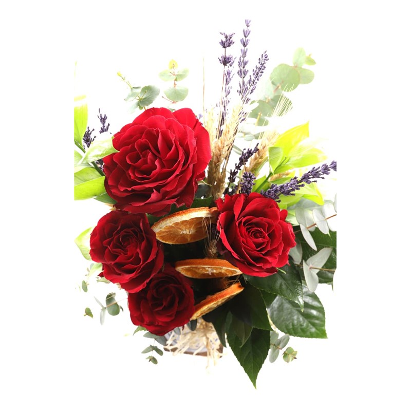 Valentine Roses Vazoda Gül