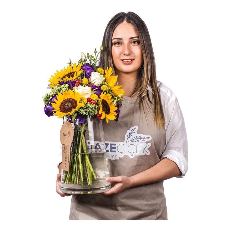 Sun Milano Ayçiçeği ve Güller