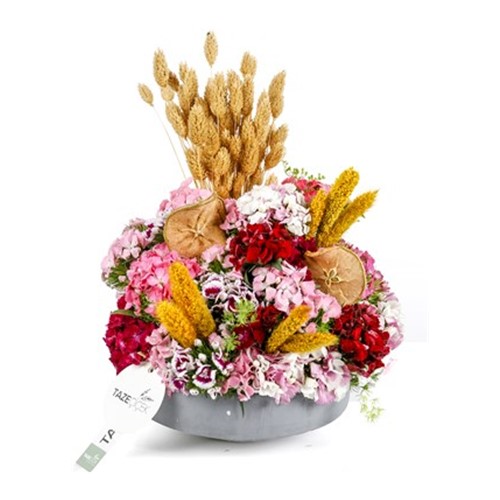 Seramikte Mix Kır Çiçekleri