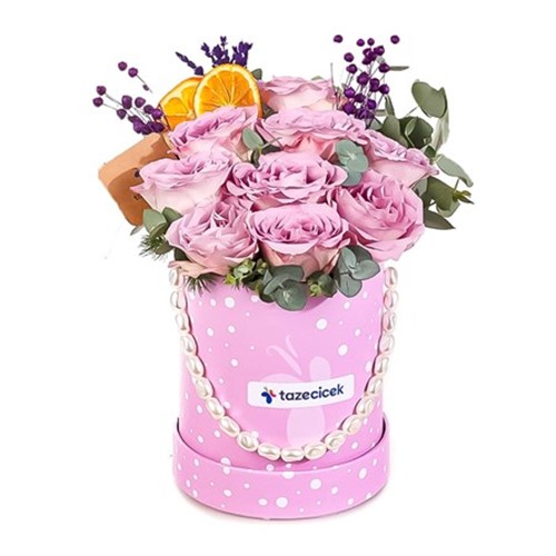 Candy Bloom Kutuda Lila Güller