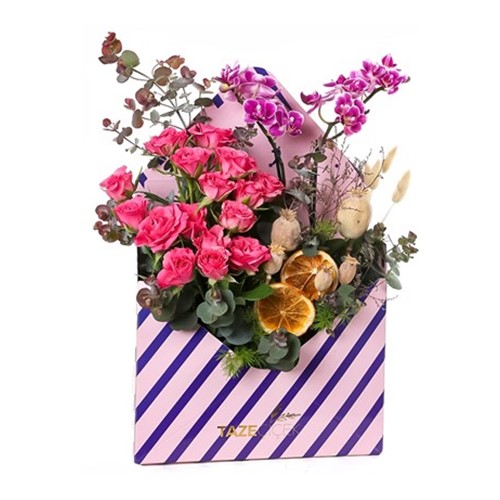 Fancy Rose Orkide Aranjmanı