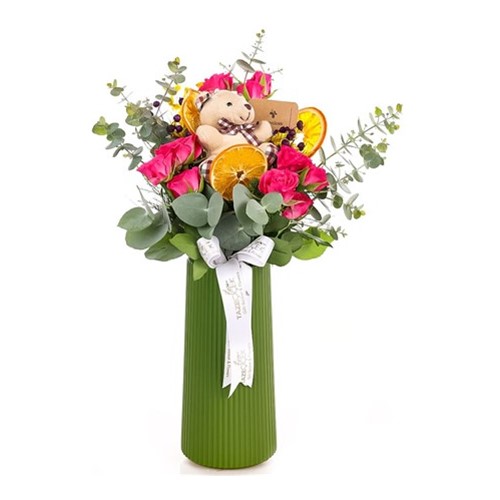 Flowerbomb Pembe Çardak Güller